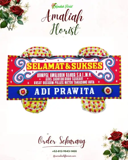Papan Bunga Ucapan Selamat Kutowinangun Lor